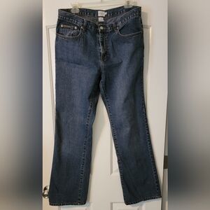 Calvin klein Womens Jean's Sz 12 Waist 34"  Inseam 30" Rise 10"